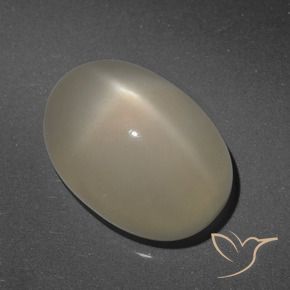 7.90 ct Brown Star Moonstone Stone, Natural Star Moonstone in Oval Cabochon Shape for Sale