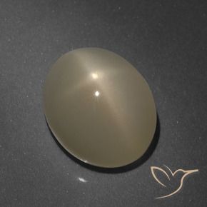 Star Moonstone Gemstone in 12 x 10 mm (calibrated) Size for Sale, Star Moonstone Stone in Medium-Dark Orange Color