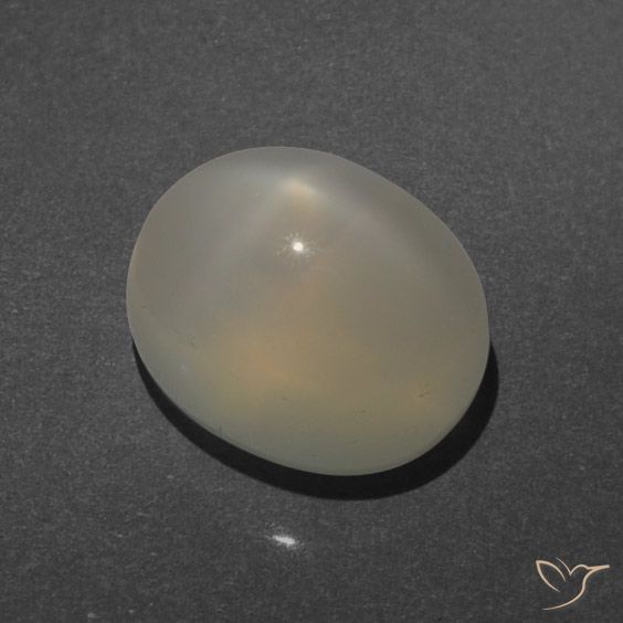 4.49 ct Oval Star Moonstone, 10.2 x 8.2 mm From India, Photo A