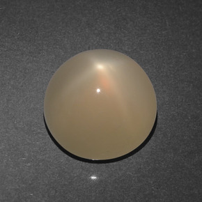 Star Moonstone Gemstone in 9 mm (calibrated) Size for Sale, Star Moonstone Stone in Cream Peach Color