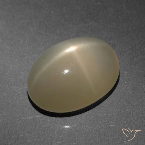 8.25 ct Oval Star Moonstone, 14.5 x 10.6 mm From India, Photo A