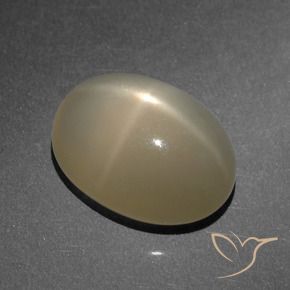 8.25 ct Brown Star Moonstone Stone, Natural Star Moonstone in Oval Cabochon Shape for Sale