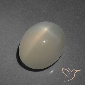 5.27 ct Brown Star Moonstone Stone, Natural Star Moonstone in Oval Cabochon Shape for Sale