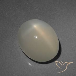 Star Moonstone Gemstone in 11.9 x 9.5 mm Size for Sale, Star Moonstone Stone in Earthy Brown Color