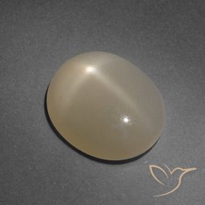 4.99 ct Brown Star Moonstone Stone, Natural Star Moonstone in Oval Cabochon Shape for Sale