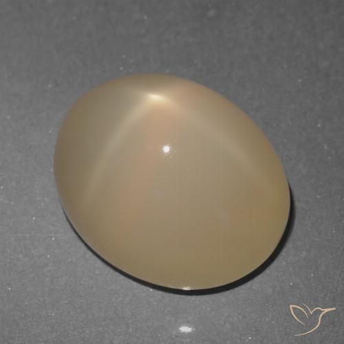 5.74 ct Oval Star Moonstone, 11.2 x 9.1 mm From India, Photo A