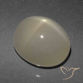 6.84 ct Brown Star Moonstone Stone, Natural Star Moonstone in Oval Cabochon Shape for Sale