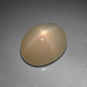 6ct Oval Cabochon Cream Star Moonstone for sale thumb image of 6ct Oval Cabochon Cream Star Moonstone (ID: 420794)