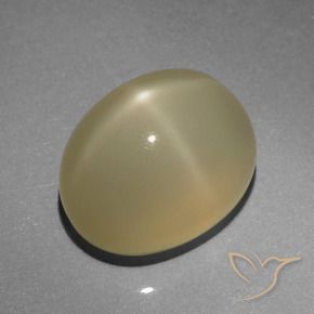6.64 ct Brown Star Moonstone Stone, Natural Star Moonstone in Oval Cabochon Shape for Sale