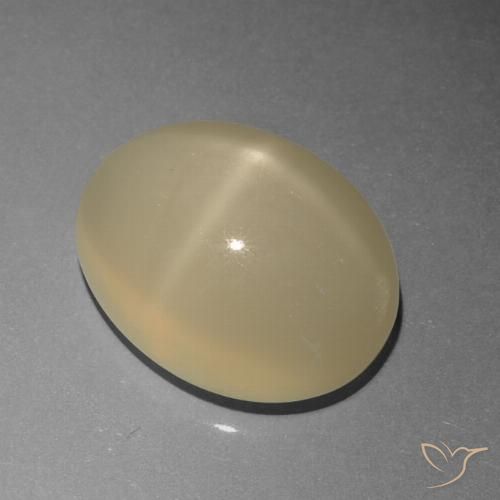6.77 ct Oval Star Moonstone, 13.7 x 10.8 mm From India, Photo A
