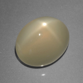 7.15 ct Brown Star Moonstone Stone, Natural Star Moonstone in Oval Cabochon Shape for Sale