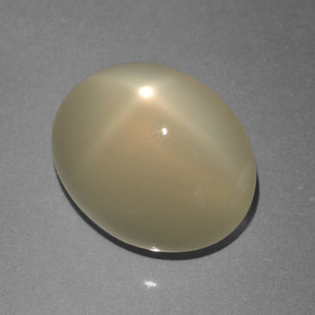 Star Moonstone Gemstone in 12 x 10 mm (calibrated) Size for Sale, Star Moonstone Stone in Light Warm Brown Color