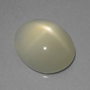 Star Moonstone Gemstone in 12 x 10 mm (calibrated) Size for Sale, Star Moonstone Stone in Cream Color