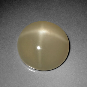 Star Moonstone Gemstone in 13 mm (calibrated) Size for Sale, Star Moonstone Stone in Cream Color