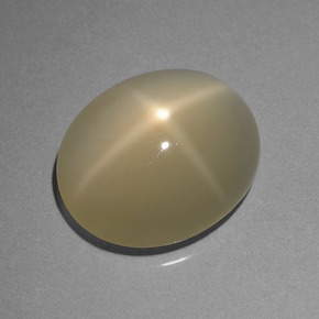 7.70 ct Brown Star Moonstone Stone, Natural Star Moonstone in Oval Cabochon Shape for Sale
