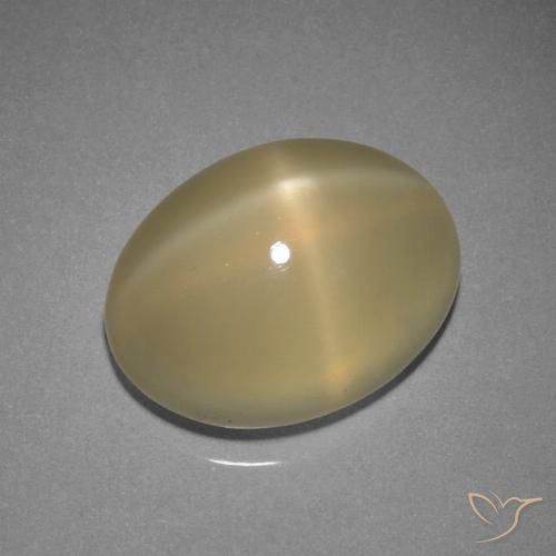 7.29 ct Oval Star Moonstone, 14.1 x 10.8 mm From India, Photo A