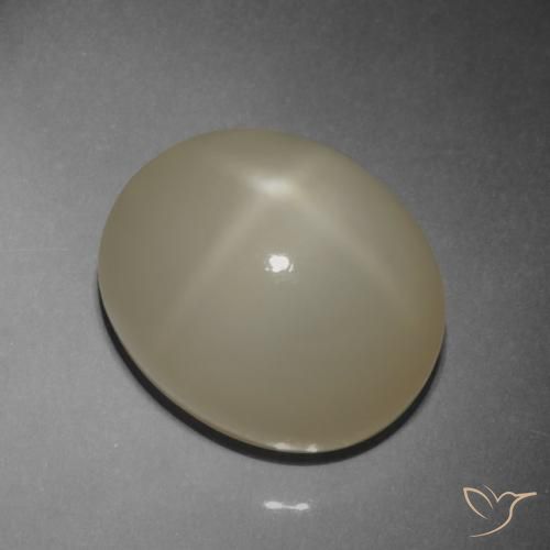9.42 ct Oval Star Moonstone, 12.9 x 10.6 mm From India, Photo A