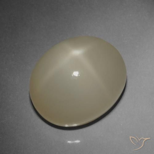 9.42 ct Brown Star Moonstone Stone, Natural Star Moonstone in Oval Cabochon Shape for Sale