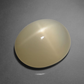 Star Moonstone Gemstone in 15.1 x 12.4 mm Size for Sale, Star Moonstone Stone in Light Brown Color