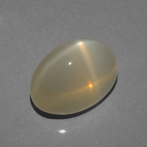 Light Brown Star Moonstone Gem - 9.9ct Oval Cabochon (ID: 421079)