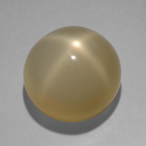 Pierre de Lune Étoilé Tour en damier des États-Unis 22,41 ct, dimension 16,5mm, pureté Translucide, pierre gemme naturelle Non traité, 1 pièce Pierre de Lune Étoilé de couleur Jaune chaud, dureté Mohs de 6 à 6.5, Photo A