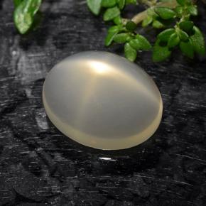 7.6ct Oval Cabochon Cream Star Moonstone for sale thumb image of 7.6ct Oval Cabochon Cream Star Moonstone (ID: 490448)