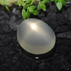 8ct Oval Cabochon Cream Star Moonstone for sale thumb image of 8ct Oval Cabochon Cream Star Moonstone (ID: 490450)