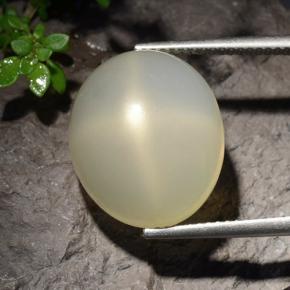 14.4ct Oval Cabochon Cream Star Moonstone Gem for sale 14.4ct Oval Cabochon Cream Star Moonstone Gem (ID: 497315)