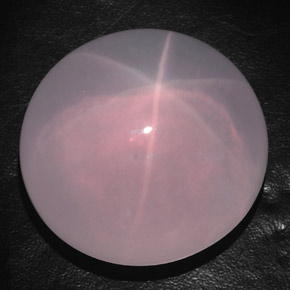 Star Rose Quartz Gemstone in 46.9 x 44.7 mm Size for Sale, Star Rose Quartz Stone in Pink Color