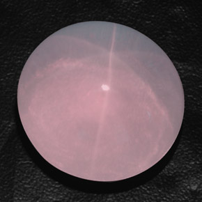 121.00 ct Pink Star Rose Quartz Stone, Natural Star Rose Quartz in Oval Cabochon Shape for Sale