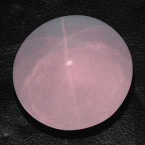 Star Rose Quartz Gemstone in 28.6 x 27.2 mm Size for Sale, Star Rose Quartz Stone in Pink Color