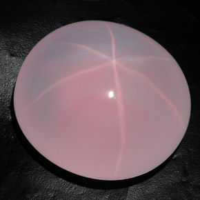 1313.00 ct Pink Star Rose Quartz Gemstone, Star Rose Quartz Gem in Oval Cabochon Shape for Sale.