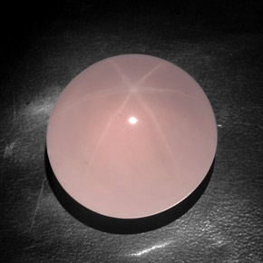 138.05 ct Pink Star Rose Quartz Gemstone, Star Rose Quartz Gem in Oval Cabochon Shape for Sale.