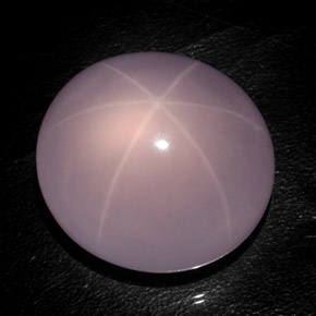 133.15 ct Pink Star Rose Quartz Stone, Natural Star Rose Quartz in Oval Cabochon Shape for Sale