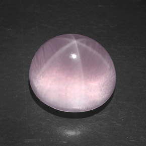 Star Rose Quartz Gemstone in 10.8 x 9.7 mm Size for Sale, Star Rose Quartz Stone in Pink Color