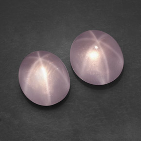 12.79 ct Pink Star Rose Quartz Stone, Natural Star Rose Quartz in Oval Cabochon Shape for Sale