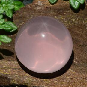 18.85 ct Pink Star Rose Quartz Stone, Natural Star Rose Quartz in Round Cabochon Shape for Sale