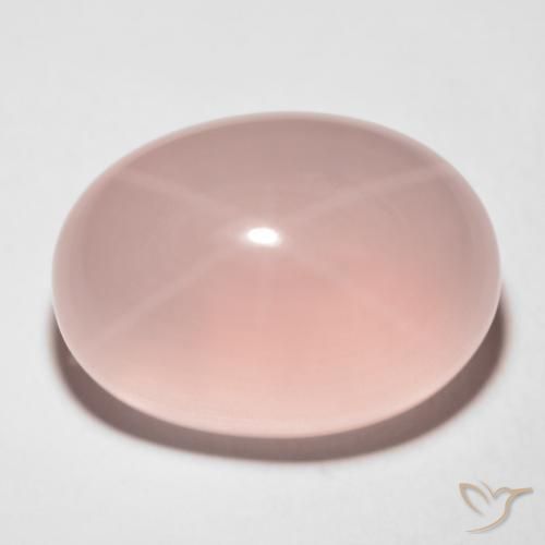 20,5 x 14,9mm Quarzo rosa stellato rosa Ovale cabochon dal Sud Africa, peso di 29,68 ct, pietra preziosa naturale non trattati in purezza Translucent, Quarzo rosa stellato 1pz - il colore è Rosa medio, durezza Mohs di 6,5 - 7 adatto per gioielli da indossare ogni giorno, Photo A