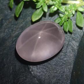 Star Rose Quartz Gemstone in 18.5 x 13.3 mm Size for Sale, Star Rose Quartz Stone in Pink Color