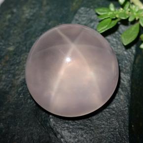 40.6ct Round Cabochon Pink Star Rose Quartz for sale thumb image of 40.6ct Round Cabochon Pink Star Rose Quartz (ID: 491919)