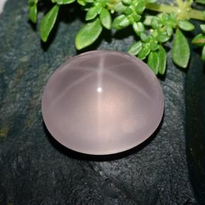 29.4ct Oval Cabochon Pink Star Rose Quartz for sale thumb image of 29.4ct Oval Cabochon Pink Star Rose Quartz (ID: 491925)