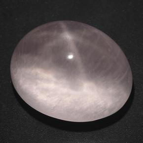 Light Rose Pink Star Rose Quartz Gem - 57.4ct Oval Cabochon (ID: 500686)