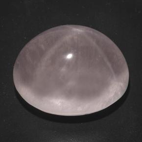 Star Rose Quartz Gemstone in 24.7 x 19.9 mm Size for Sale, Star Rose Quartz Stone in Light Rose Pink Color