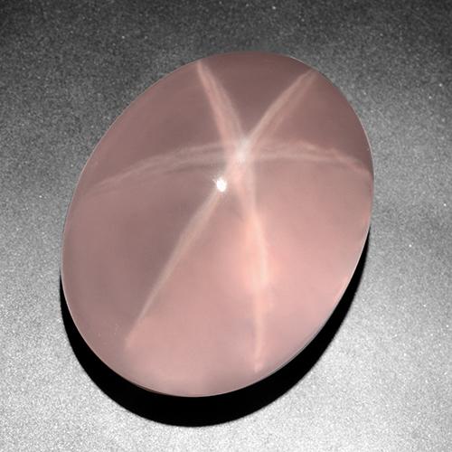 Оттенки розового Звездчатый Розовый Кварц Камень - 234ct Овал Кабошон (ID: 505881)