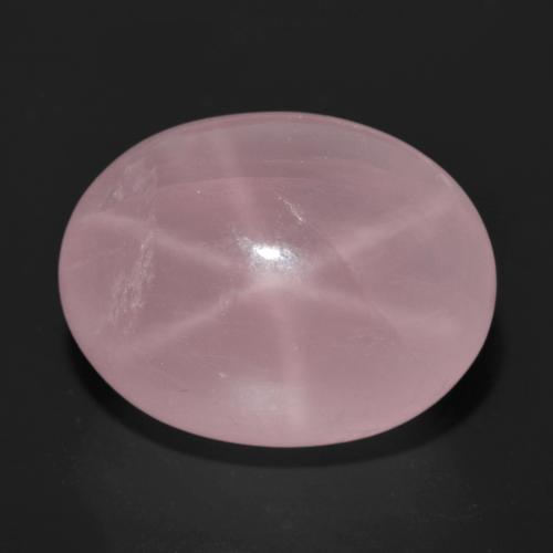 Rosa rosado Cuarzo Rosa Estrella Gema - 26.5ct Cabujón Óvalo (ID: 593593)