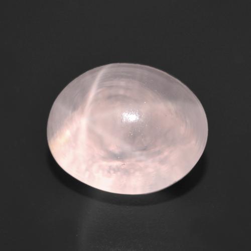 6.86 ct Pink Star Rose Quartz Stone, Natural Star Rose Quartz in Oval Cabochon Shape for Sale