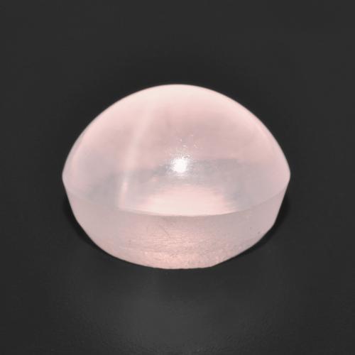 Star Rose Quartz Gemstone in 12 x 10 mm (calibrated) Size for Sale, Star Rose Quartz Stone in Coral Pink Color