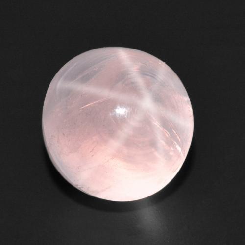 8.7ct Coral Pink Star Rose Quartz Gem from South Africa