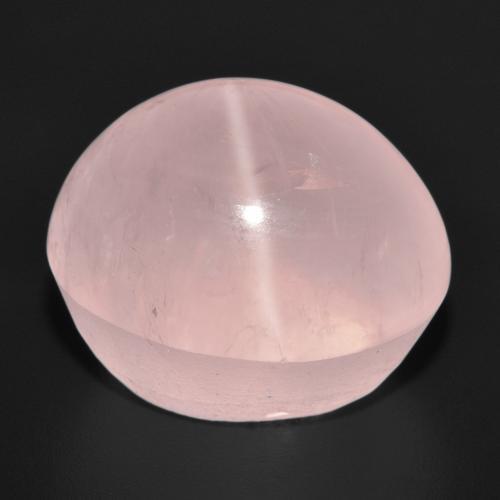 Star Rose Quartz Gemstone in 20.3 x 17.1 mm Size for Sale, Star Rose Quartz Stone in Coral Pink Color