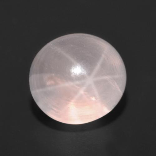 Rosado claro Cuarzo Rosa Estrella Gema - 8.3ct Cabujón Óvalo (ID: 599411)